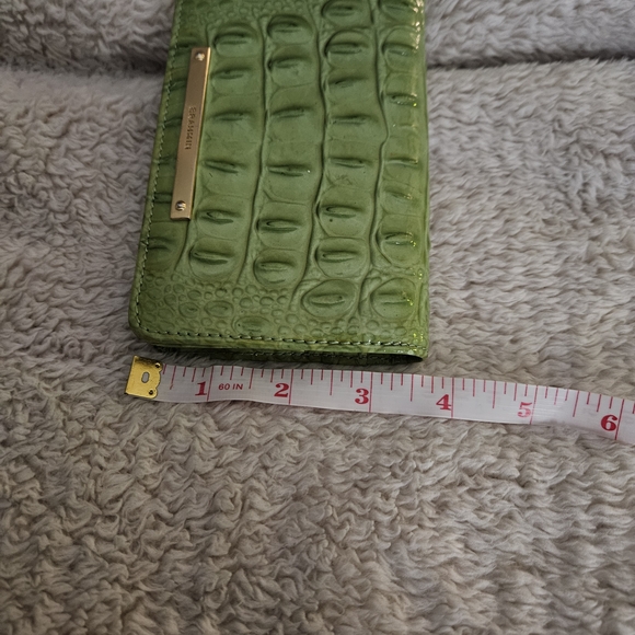 Brahmin Green Croc-Embossed Wristlet - Picture 10 of 16
